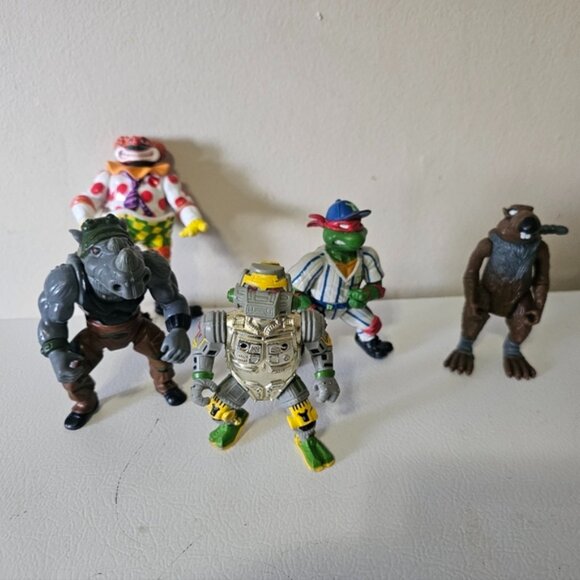 Teenage Mutant Ninja Turtles Action Figures Set Of 5 - Picture 1 of 11